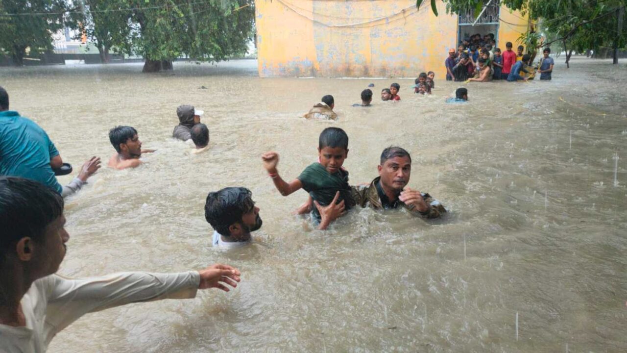 Telangana flood rescues