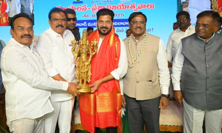 CM launches ₹260 cr Adilabad development projects