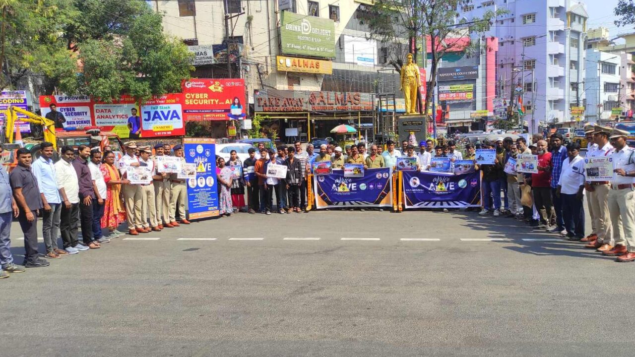 Arrive Alive road safety drive in Hyderabad