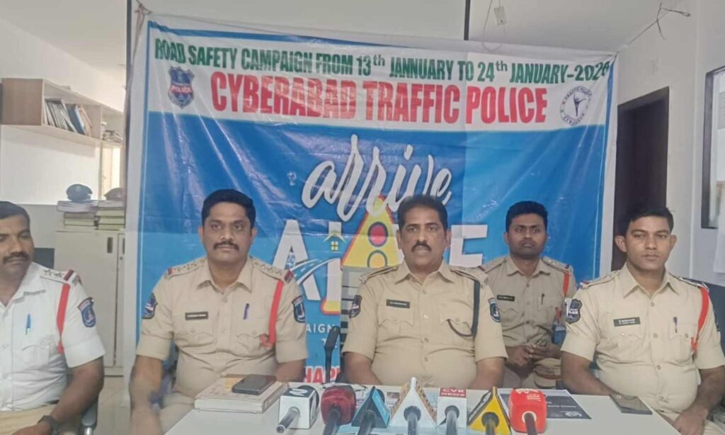Arrive–Alive programme held by Madhapur police