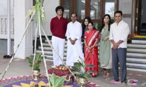 BRS chief KCR Sankranthi celebrations at Erravelli