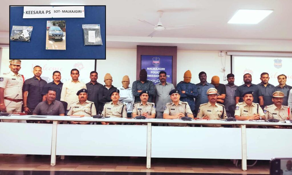 Keesara robbery case: five arrested by police