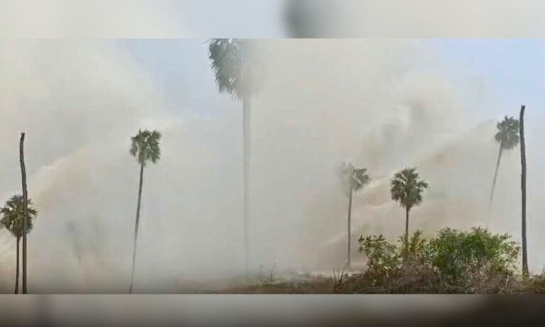 Metro water pipeline burst causes water loss near Karimnagar