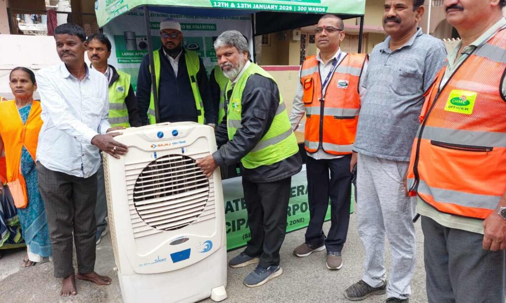 E-waste sanitation drive launched by GHMC in Hyderabad