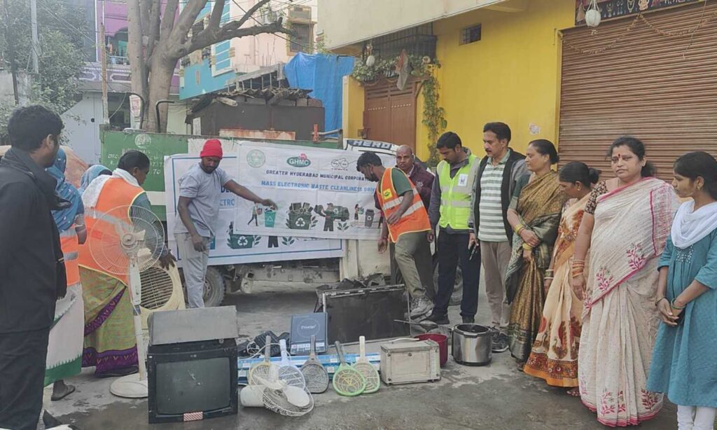 Mega e-waste drive continues across GHMC areas