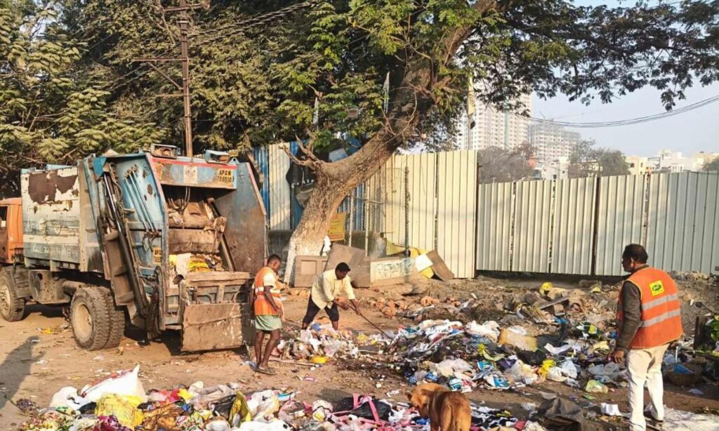 Mega sanitation drive intensified in Hyderabad