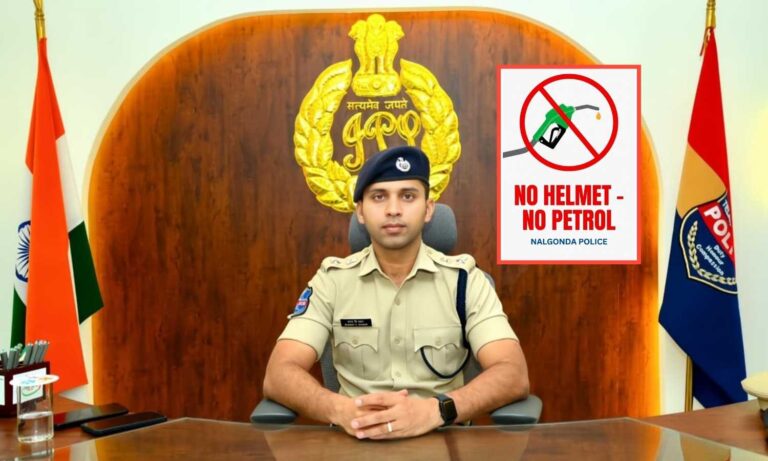 No helmet no petrol rule in Nalgonda district