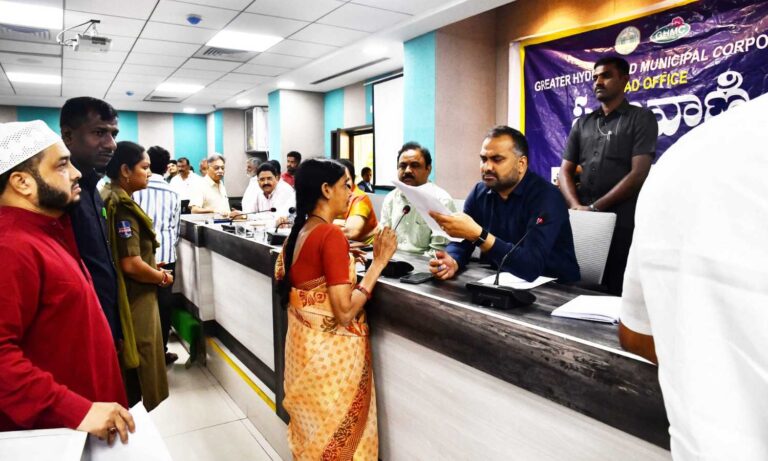 GHMC Prajavani applications received across zones