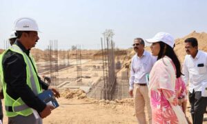 Collector inspects Young India Integrated School