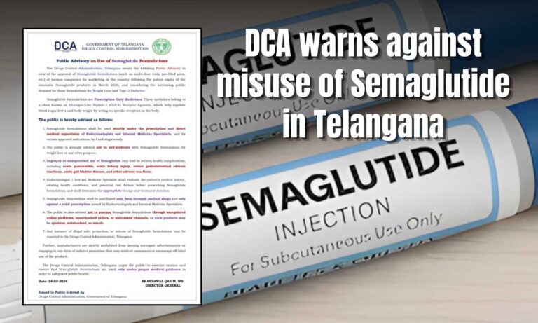 Semaglutide misuse warning issued by DCA