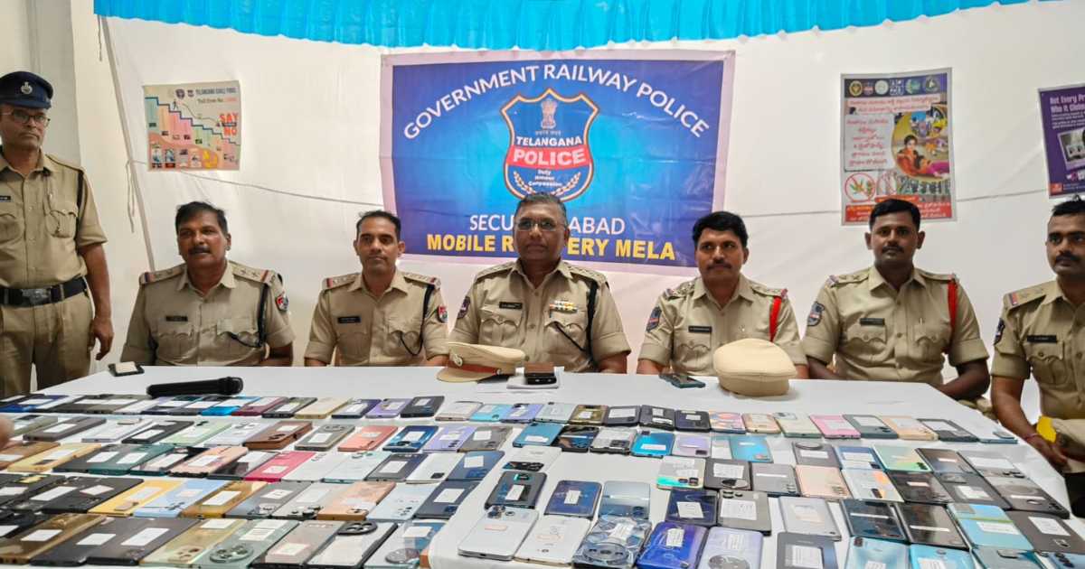 CEIR mobile recovery returns 1500 phones in Telangana