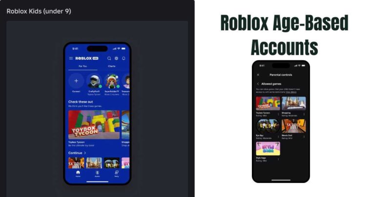 Roblox Age-Based Accounts Introduced with Parental Controls