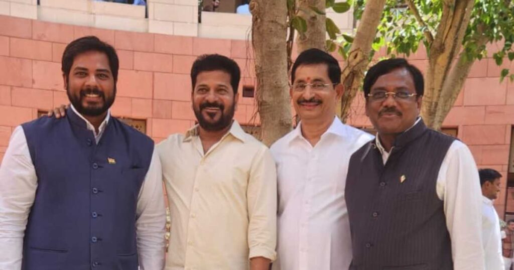 Vem Narender Reddy Rajya Sabha Oath Ceremony in Delhi