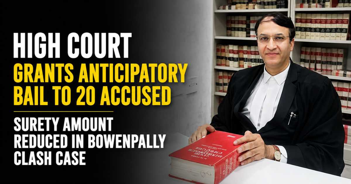 High Court Grants Relief in Bowenpally Clash Case