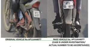 Fake number plate user arrested in Hyderabad