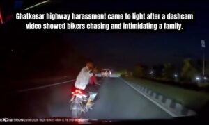 Ghatkesar highway harassment caught on dashcam