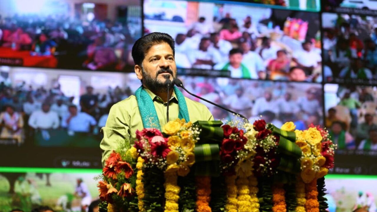 Rythu Bharosa fund release launched by Revanth Reddy