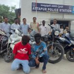 Attapur motorcycle theft case solved, two held